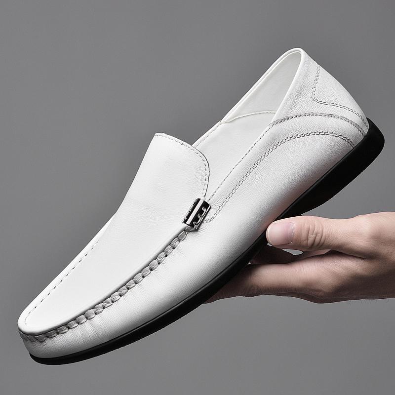 Genuine Leather Men Loafers Cow Leather Casual Shoes Mens Driving Shoes Slip On Lazy Shoes Breathable Office Moccasins Footwear 39
Genuine Leather Men Loafers Cow Leather Casual Shoes Mens Driving Shoes Slip On Lazy Shoes Breathable Office Moccasins Footwear 39