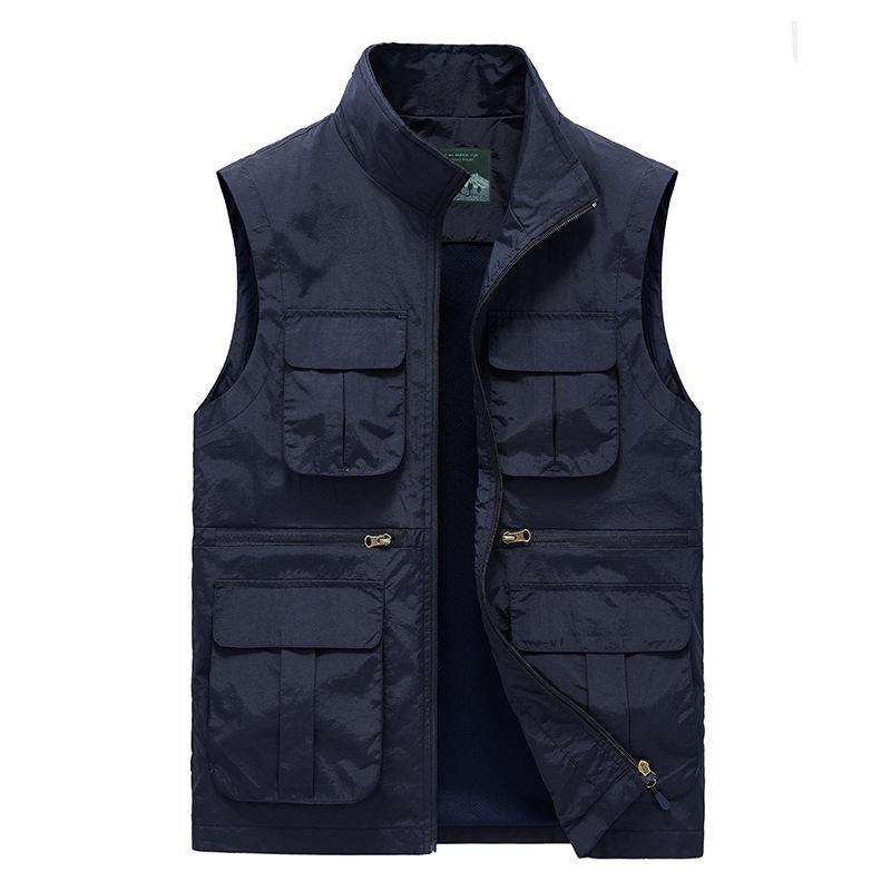 Men s Plus Size Quick-Dry Multi-Pocket Work Vest with Customizable Logo L темно-синього кольору
Men s Plus Size Quick-Dry Multi-Pocket Work Vest with Customizable Logo L темно-синього кольору