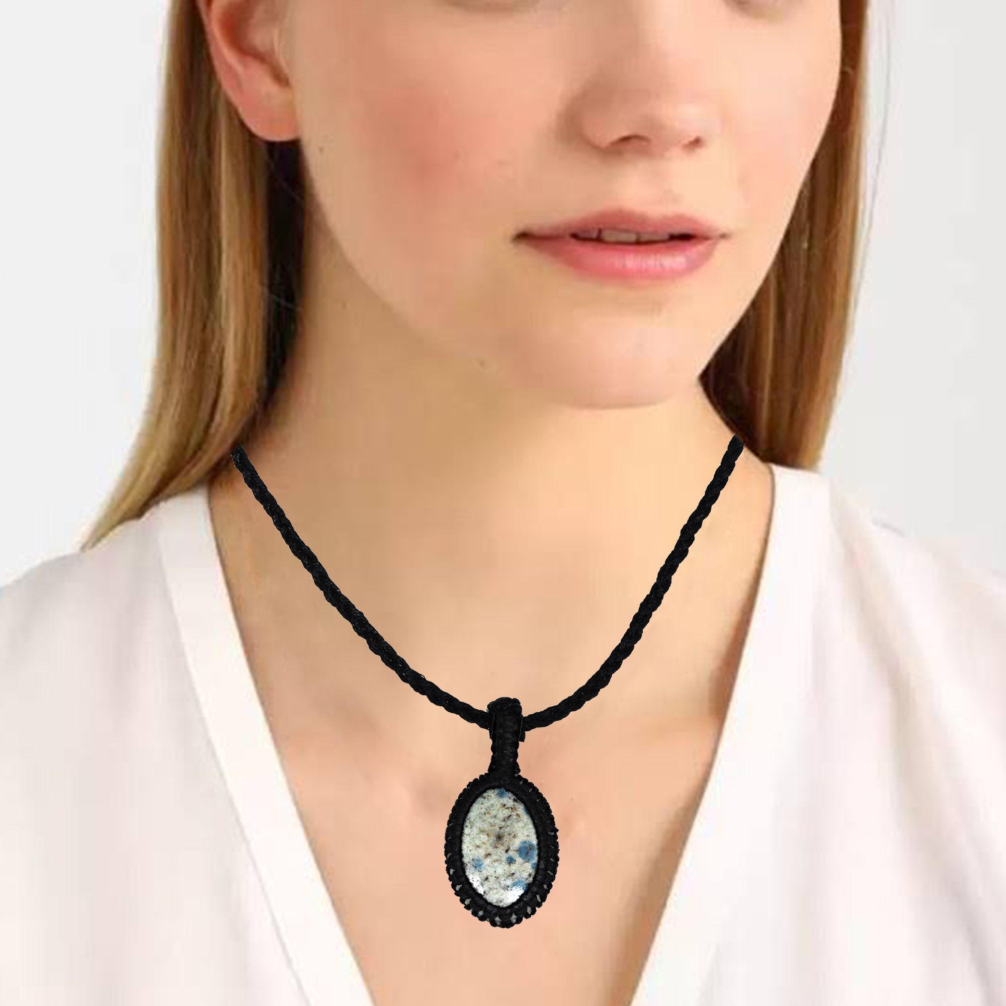 K2 Jasper Gemstone Holloween Gifted Jewelry Ожерелье с подвеской в стиле макраме 20-32 дюйма
K2 Jasper Gemstone Holloween Gifted Jewelry Ожерелье с подвеской в стиле макраме 20-32 дюйма
