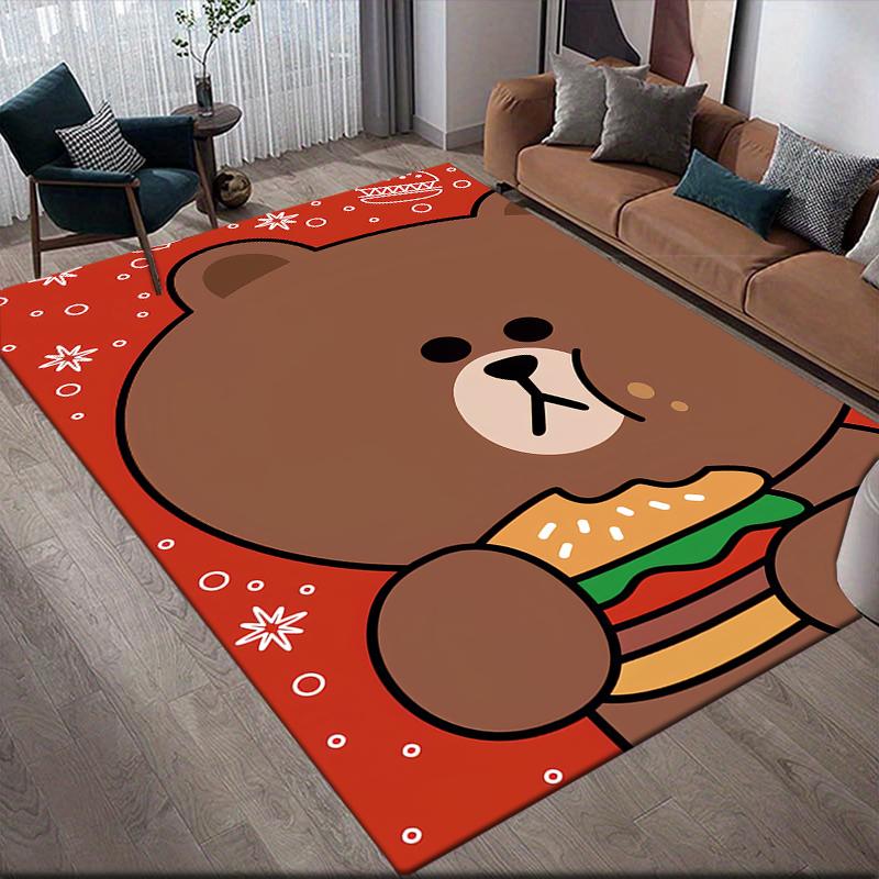 Brown Cute Square Area Rug, Non-Slip Floor Mat for Living Room, Perfect Gift for Fans 60x90cm
Brown Cute Square Area Rug, Non-Slip Floor Mat for Living Room, Perfect Gift for Fans 60x90cm