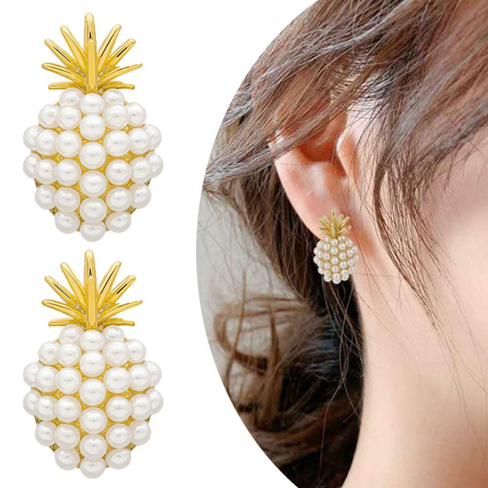 Women Geometric Vintage Elegant Pineapple Earrings Pineapple Pearl Fashion Jewelry Stud Earrings золотой
Women Geometric Vintage Elegant Pineapple Earrings Pineapple Pearl Fashion Jewelry Stud Earrings золотой