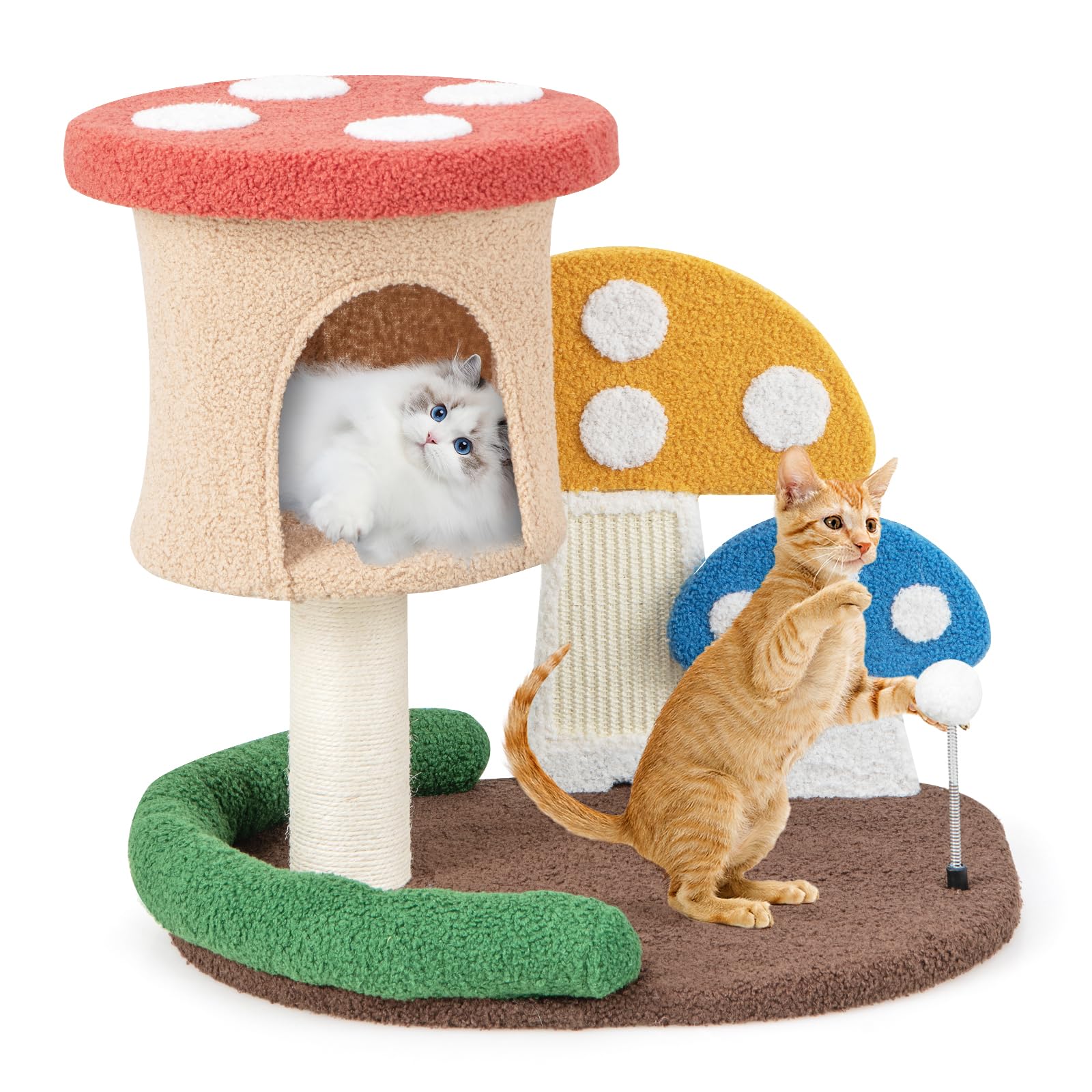 GYMAX Cat Height Cat Cat Cat Cat Для натуральной конопли, царапающей кошку, избавляющей от недостатка кошки, башня в грибном стиле, маленькая, 59 см, дом, башня, комната, башня,
GYMAX Cat Height Cat Cat Cat Cat Для натуральной конопли, царапающей кошку, избавляющей от недостатка кошки, башня в грибном стиле, маленькая, 59 см, дом, башня, комната, башня,