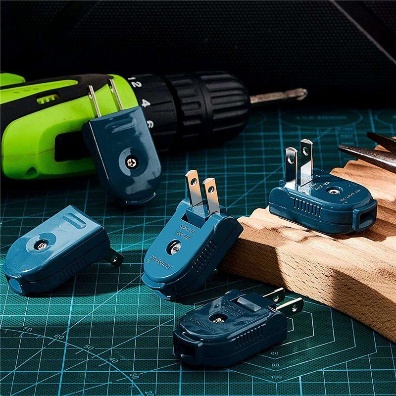 BHBL 7 PCS Extension Cord Plug Replacement 2 Prong, Polarized,Electric Plug Rotatable Electrical Plug Extension Cord,US Plug China Mainland
BHBL 7 PCS Extension Cord Plug Replacement 2 Prong, Polarized,Electric Plug Rotatable Electrical Plug Extension Cord,US Plug China Mainland