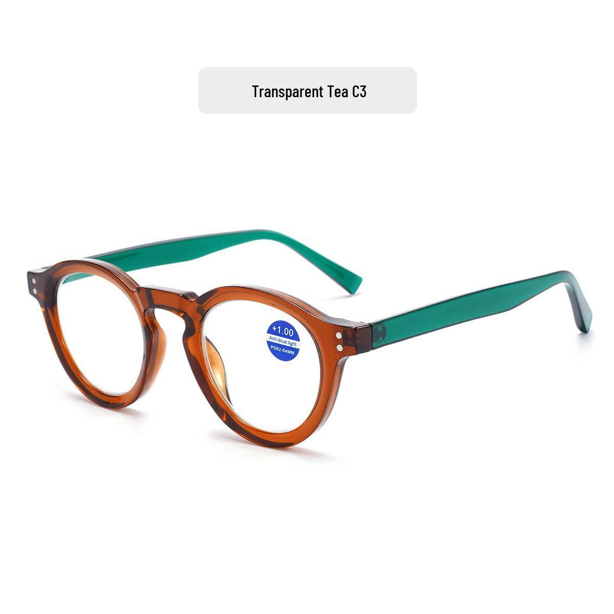 B8272 Versatile Round Frame HD Anti-Blue Light Reading Glasses for Men & Women +400
B8272 Versatile Round Frame HD Anti-Blue Light Reading Glasses for Men & Women +400