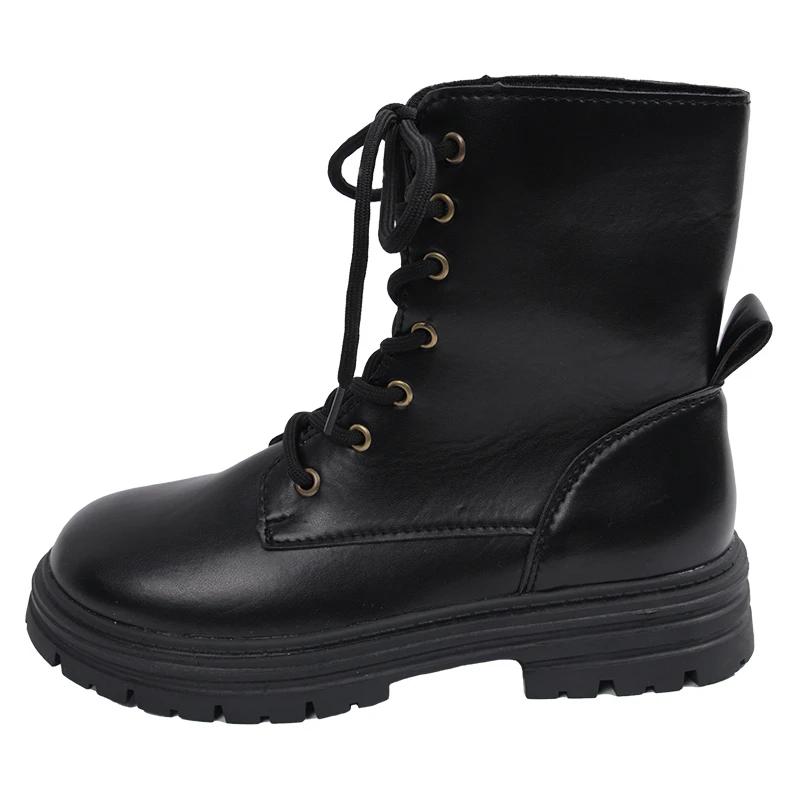Модные осенние женские туфли на платформе, новые ботильоны со шнуровкой и круглым носком для женщин, повседневная обувь, модные женские ботинки, кроссовки 40 чёрный
Модные осенние женские туфли на платформе, новые ботильоны со шнуровкой и круглым носком для женщин, повседневная обувь, модные женские ботинки, кроссовки 40 чёрный