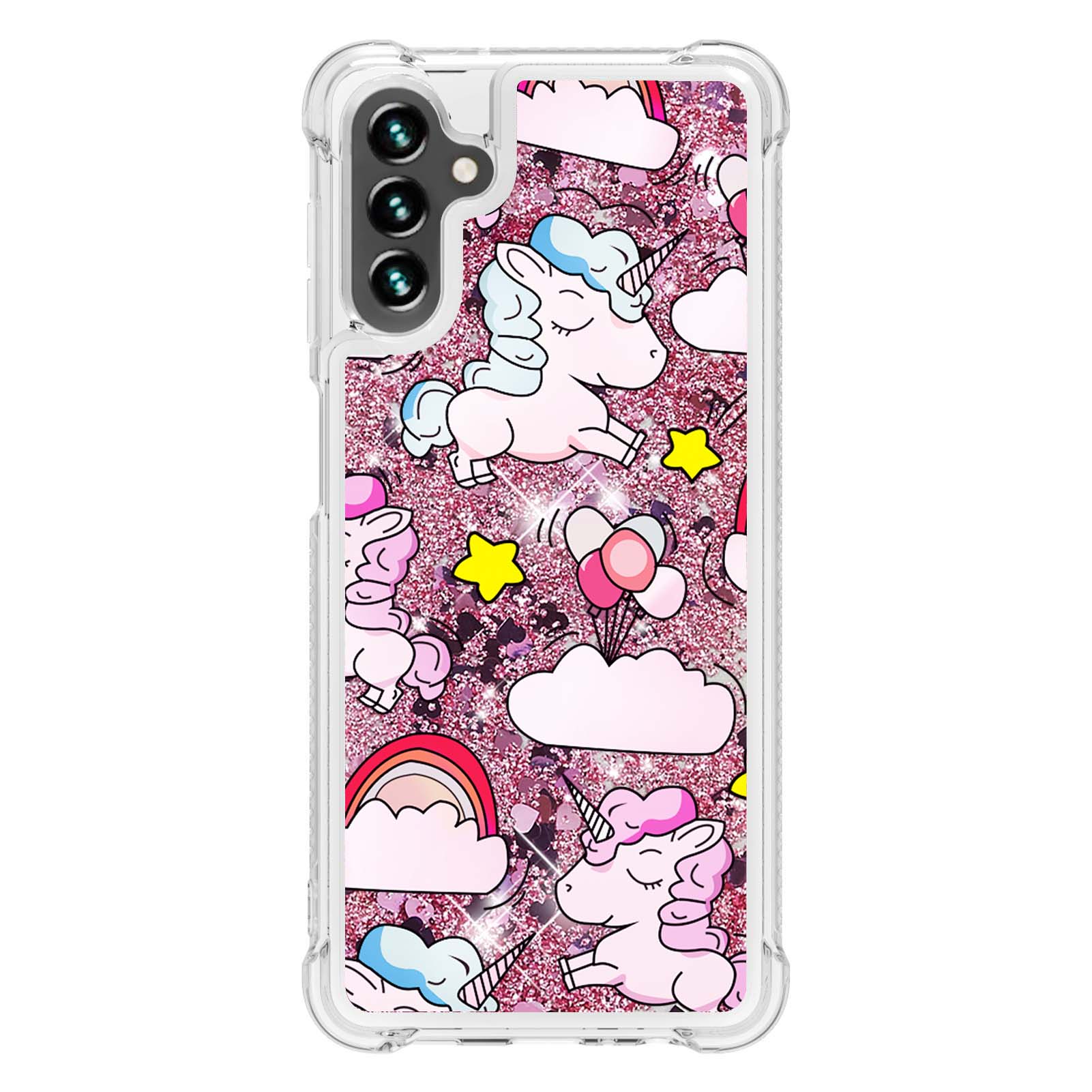 For Samsung Galaxy A54 5G TPU Case with Quicksand and Pattern Printed Never Stop Dreaming
For Samsung Galaxy A54 5G TPU Case with Quicksand and Pattern Printed Never Stop Dreaming