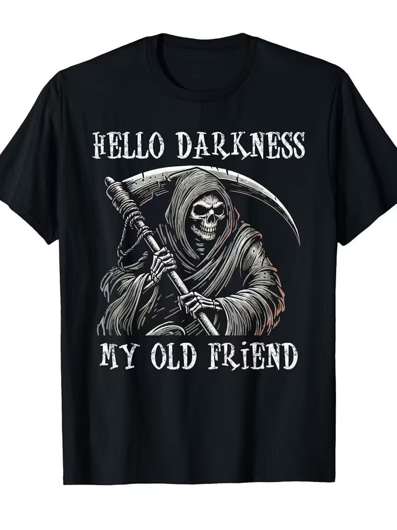 Hello Darkness My Old Friend Skull T-Shirt Gothic Graphic Tee Men Women Casual T S разноцветный
Hello Darkness My Old Friend Skull T-Shirt Gothic Graphic Tee Men Women Casual T S разноцветный