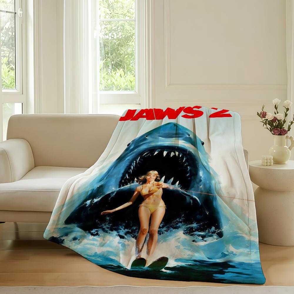 Horror movie J Jaws Blanket For Sofa Office Bed Plane Travel Sleep Read Relax Camping Soft And Warm 75x90cm
Horror movie J Jaws Blanket For Sofa Office Bed Plane Travel Sleep Read Relax Camping Soft And Warm 75x90cm