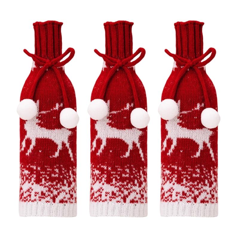 Christmas Decorations Santa Snowmans Reindeers Sweater Wine Bottle Cover Stocking Holders Holiday Party Decorations
Christmas Decorations Santa Snowmans Reindeers Sweater Wine Bottle Cover Stocking Holders Holiday Party Decorations