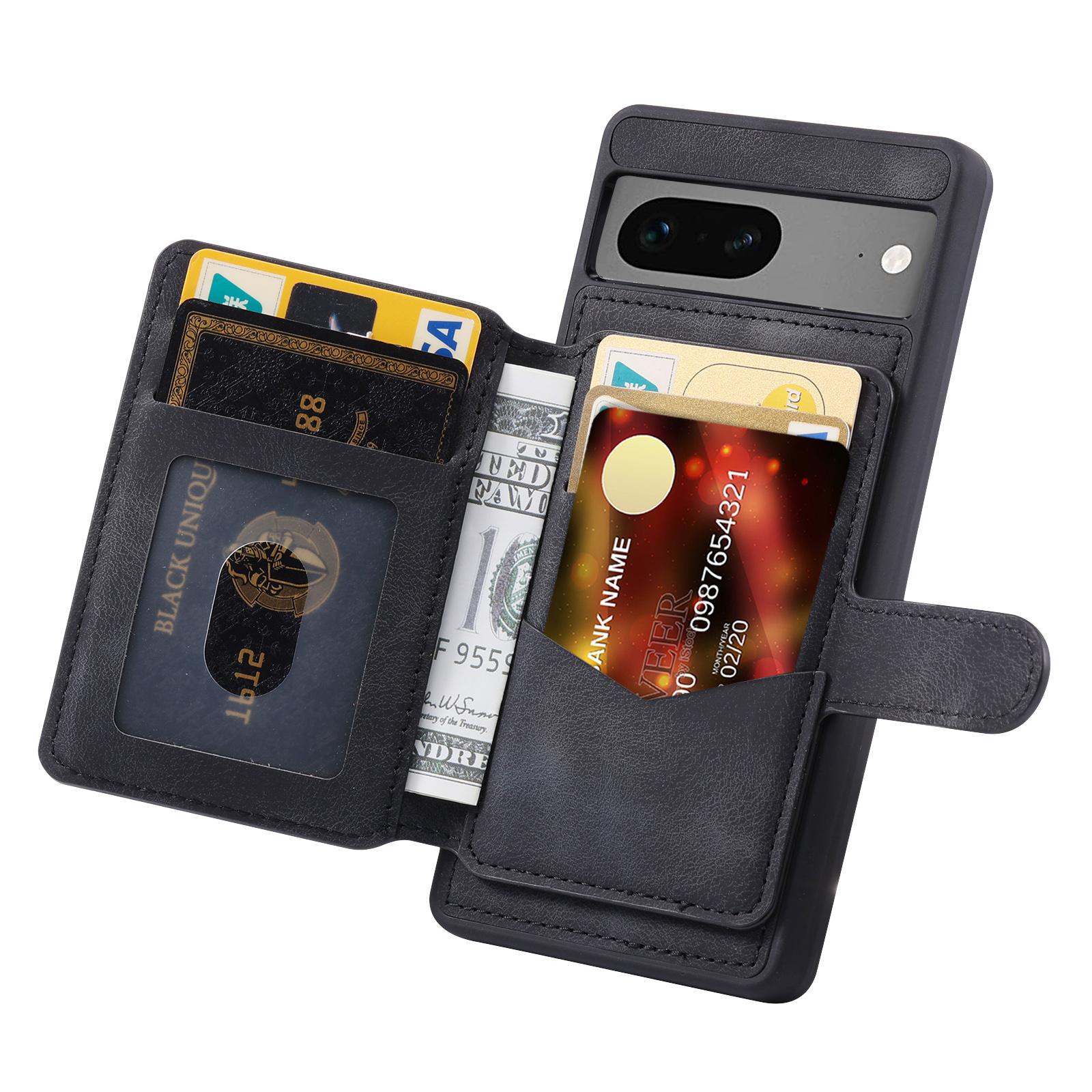 For Google Pixel 6a Leather Coated TPU Phone Case RFID Blocking Wallet Phone Kickstand Cover Black
For Google Pixel 6a Leather Coated TPU Phone Case RFID Blocking Wallet Phone Kickstand Cover Black