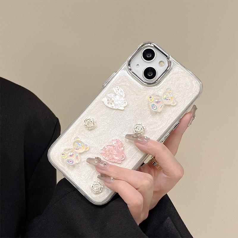 Apple 16Promax Epoxy Mobile Phone Case For Iphone17 Rabbit 14 Bear Rhinestone Flower Glitter iPhone 7/8/SE 2020
Apple 16Promax Epoxy Mobile Phone Case For Iphone17 Rabbit 14 Bear Rhinestone Flower Glitter iPhone 7/8/SE 2020
