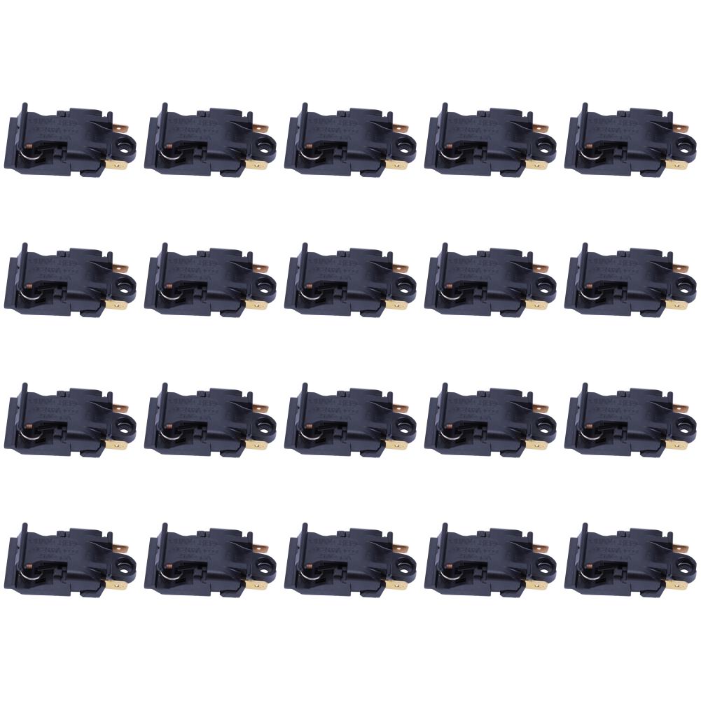 20pcs Universal Electric Kettle Steam Pressure Jump Switch 13A 250V Plastic Copper Easy Installation Durable High Quality Access
20pcs Universal Electric Kettle Steam Pressure Jump Switch 13A 250V Plastic Copper Easy Installation Durable High Quality Access