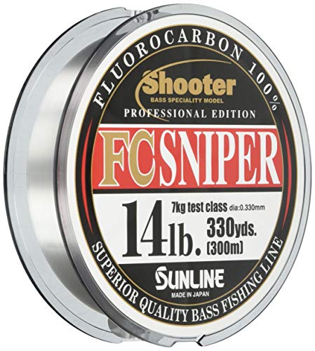 SUNLINE Fluorocarbon Line Shooter, Sniper, 984.1 ft (300 m), 14 lbs, Natural Clear
SUNLINE Fluorocarbon Line Shooter, Sniper, 984.1 ft (300 m), 14 lbs, Natural Clear