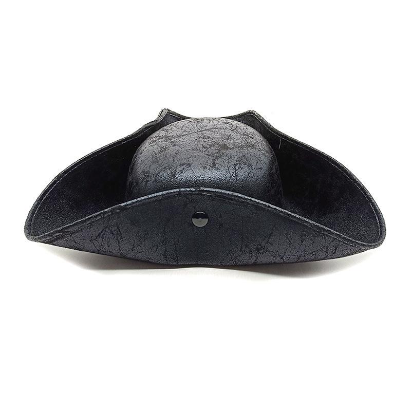 Captain Jack Sparrow Faux Leather Pirate Hat for Stage Performance or Halloween One Size чорний
Captain Jack Sparrow Faux Leather Pirate Hat for Stage Performance or Halloween One Size чорний