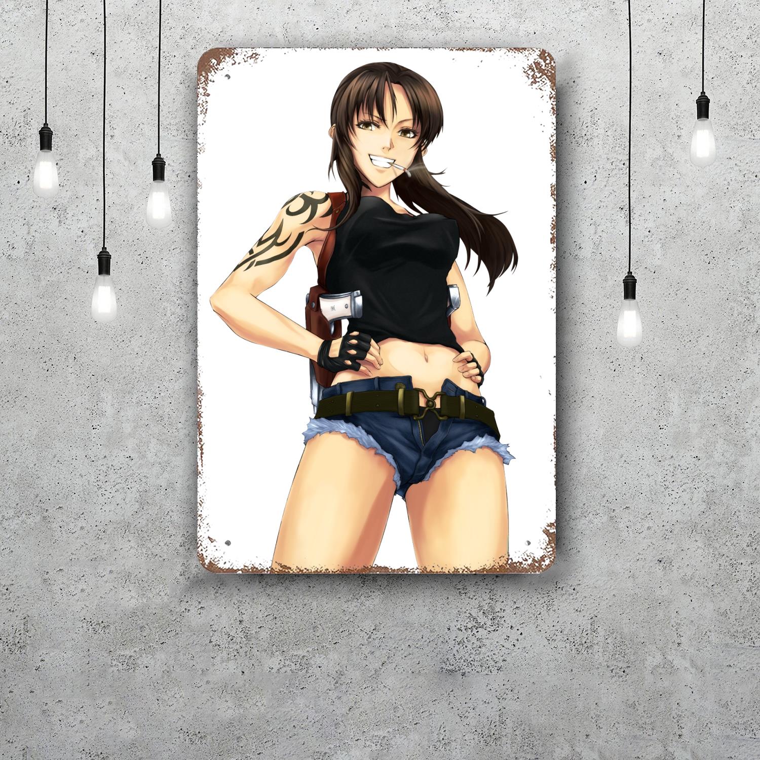 black lagoon 3 cartoon Decor Vintage Metal Signs Tin Signs Captain Poster Decor for Bar Pub Club Man Cave Wall Decoration 20x30cm(7.8x11.8inch)
black lagoon 3 cartoon Decor Vintage Metal Signs Tin Signs Captain Poster Decor for Bar Pub Club Man Cave Wall Decoration 20x30cm(7.8x11.8inch)