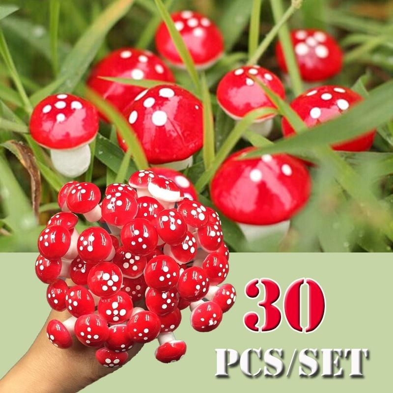 30Pcs 2cm Miniature Resin Mushroom Crafts In Fairy Tale Style For Garden Woodpile Decorations Home Desktop Scene Decorations
30Pcs 2cm Miniature Resin Mushroom Crafts In Fairy Tale Style For Garden Woodpile Decorations Home Desktop Scene Decorations