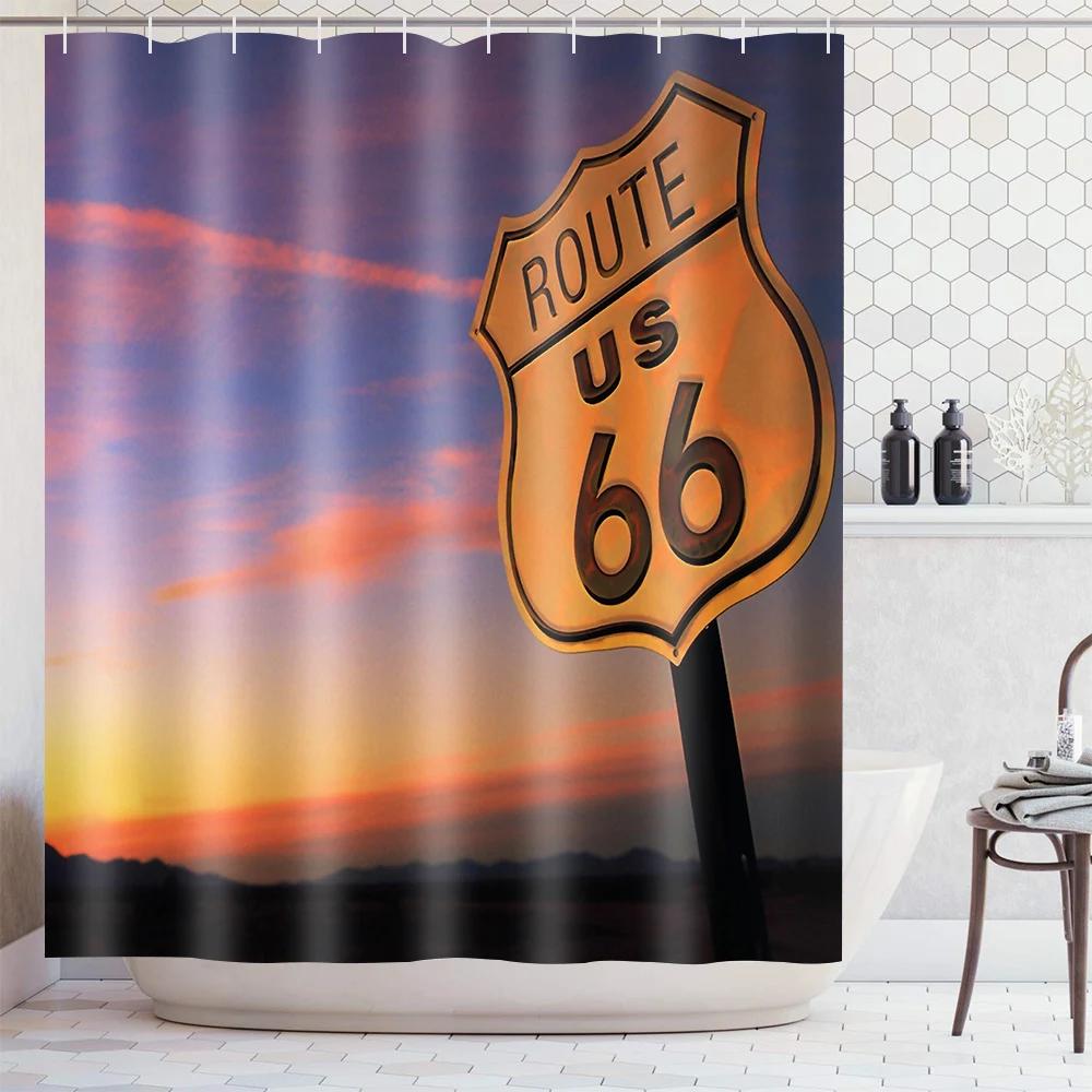 American 66 Route Shower Curtain Bathroom Waterproof Shower Curtains Sexy Girl Bathroom Curtain Bath Screens With 12 Pcs Hooks W60H190(CM)-1 Pcs
American 66 Route Shower Curtain Bathroom Waterproof Shower Curtains Sexy Girl Bathroom Curtain Bath Screens With 12 Pcs Hooks W60H190(CM)-1 Pcs
