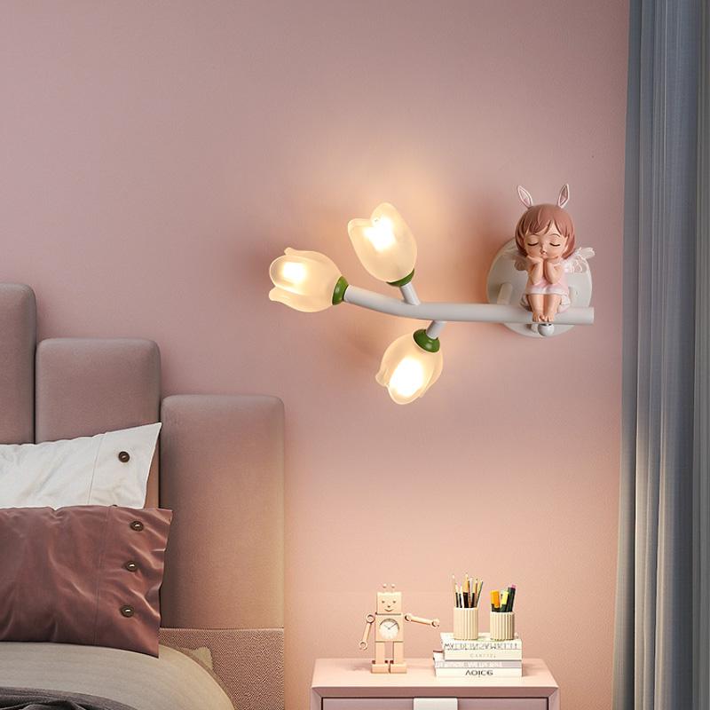 Girl Rabbit Wall Lamps Children s Room Wall Light for Bedroom Bedside Hallway Lighting G4 LED Flower Decorative Night Lamps Right - Warm Light
Girl Rabbit Wall Lamps Children s Room Wall Light for Bedroom Bedside Hallway Lighting G4 LED Flower Decorative Night Lamps Right - Warm Light