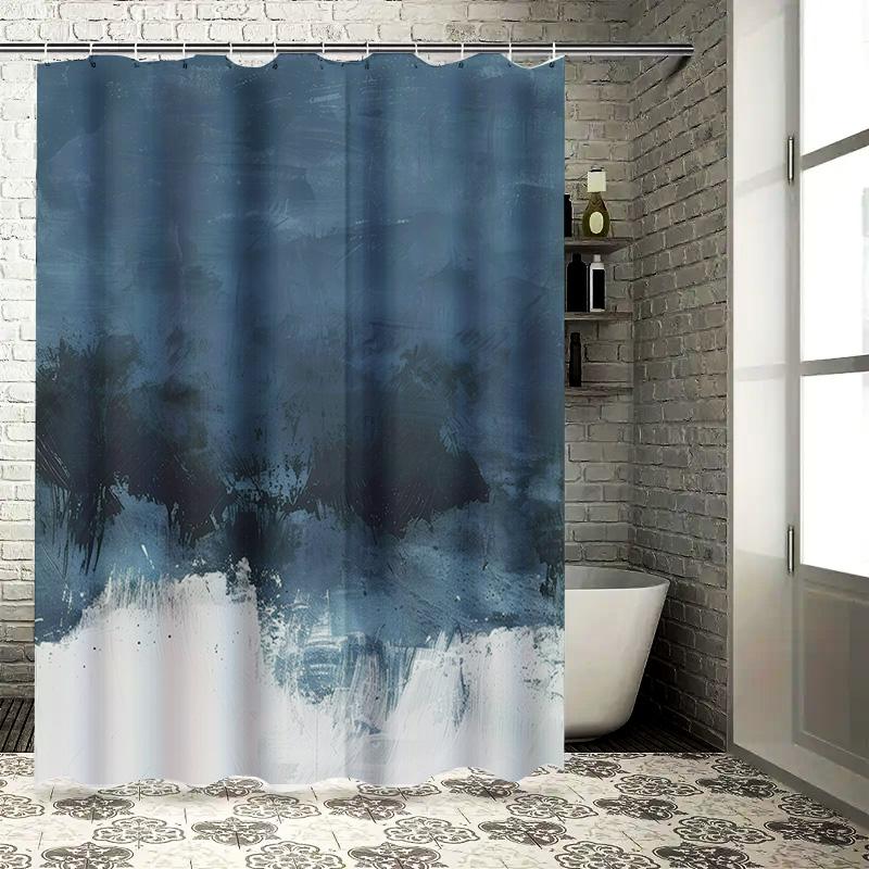 Modern Abstract Blue Shower Curtain Bathroom Decor Waterproof Fabric Available In Different Sizes For Your Space W60H190(CM)-1 Pcs
Modern Abstract Blue Shower Curtain Bathroom Decor Waterproof Fabric Available In Different Sizes For Your Space W60H190(CM)-1 Pcs