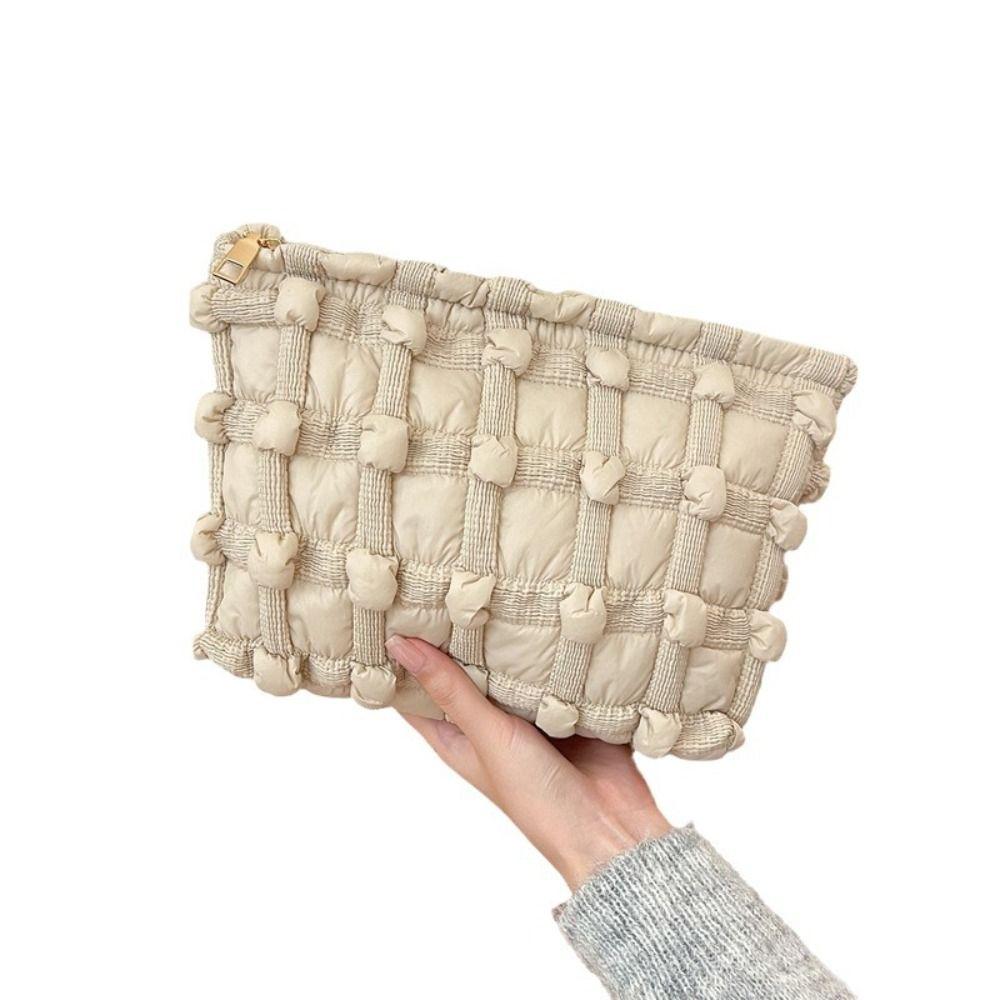 Korean Style Cloud Clutch Bag Solid color Cosmetic Bag Portable Bubble Makeup Bag Travel
Korean Style Cloud Clutch Bag Solid color Cosmetic Bag Portable Bubble Makeup Bag Travel