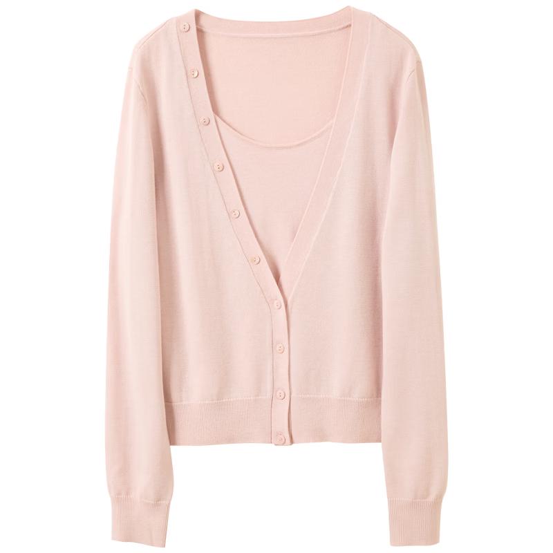 Sancai 2026 Spring Faux Two-Piece Sweater M
Sancai 2026 Spring Faux Two-Piece Sweater M