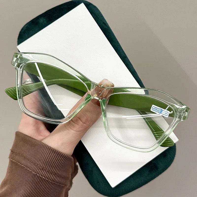 2024 Anti Blue Light Eyeglasses Ultra Light Unisex Transparent Reading Eyewear Retro Cat Eye Small Frame Presbyopia Glasses 2.0 зелёный
2024 Anti Blue Light Eyeglasses Ultra Light Unisex Transparent Reading Eyewear Retro Cat Eye Small Frame Presbyopia Glasses 2.0 зелёный