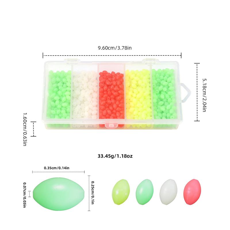 1000Pcs Luminous Fishing Space Beans Box Glow-In-The-Dark Round Float Balls Stopper Rigging Beads For Tackle Lure Accessories 3x4mm
1000Pcs Luminous Fishing Space Beans Box Glow-In-The-Dark Round Float Balls Stopper Rigging Beads For Tackle Lure Accessories 3x4mm