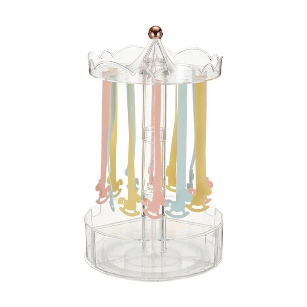360 Degree Rotating Earring Display Stand Transparent Plastic Jewelry Makeup Case Hair Tie Storage
360 Degree Rotating Earring Display Stand Transparent Plastic Jewelry Makeup Case Hair Tie Storage