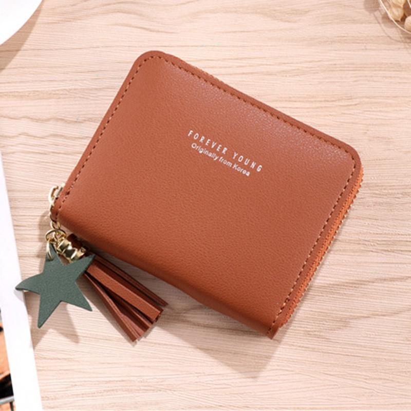 IELGY Модный универсальный простой короткий кошелек на молнии для женщин коричневый
IELGY Модный универсальный простой короткий кошелек на молнии для женщин коричневый