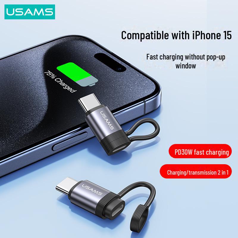 USAMS Lightning to USB-C Adapter: Charge, Transfer, Audio & OTG for Apple 15 олова
USAMS Lightning to USB-C Adapter: Charge, Transfer, Audio & OTG for Apple 15 олова