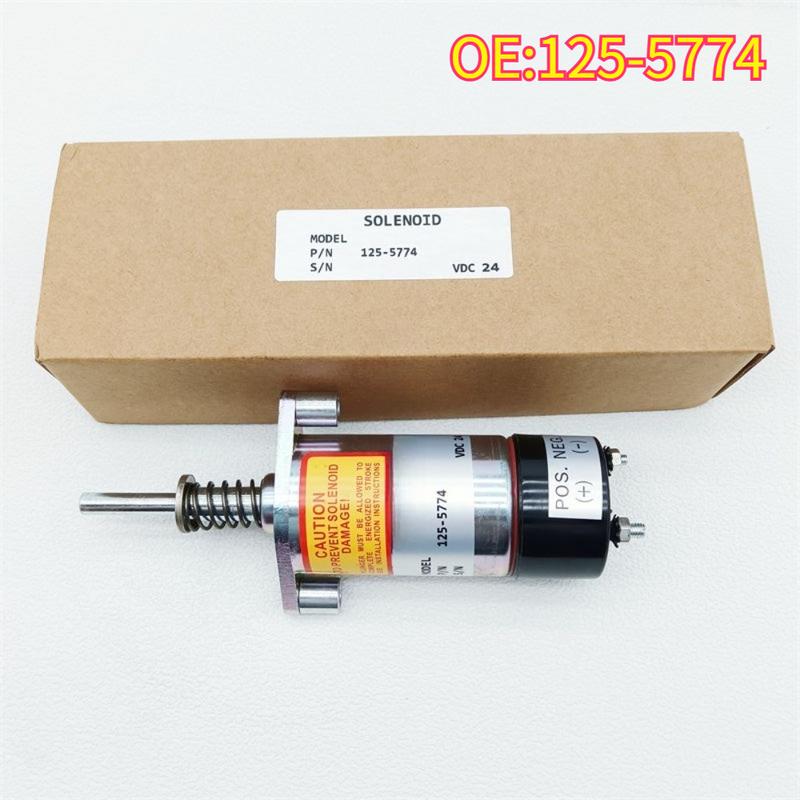High quality New For 125-5774 Replace Caterpillar CAT Fuel Shutdown Solenoid 125-5774 / 125 5774 24V Stop Solenoid Valve
High quality New For 125-5774 Replace Caterpillar CAT Fuel Shutdown Solenoid 125-5774 / 125 5774 24V Stop Solenoid Valve