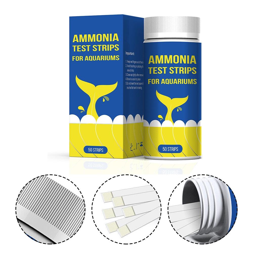 50pcs Ammonia Nitrogen Quick Water Quality Test Strips Paper Kit For testing Freshwater Aquarium Aquarium Poisoning небо синє кольору
50pcs Ammonia Nitrogen Quick Water Quality Test Strips Paper Kit For testing Freshwater Aquarium Aquarium Poisoning небо синє кольору