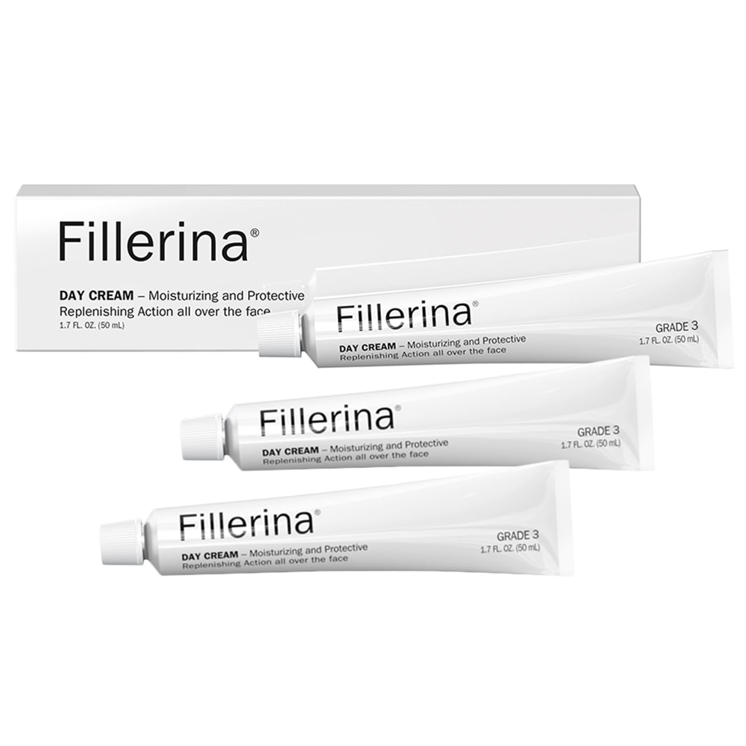 Fillerina Day Cream Grade 3 Skin Care 50mL 1 Bottle Set of 3
Fillerina Day Cream Grade 3 Skin Care 50mL 1 Bottle Set of 3