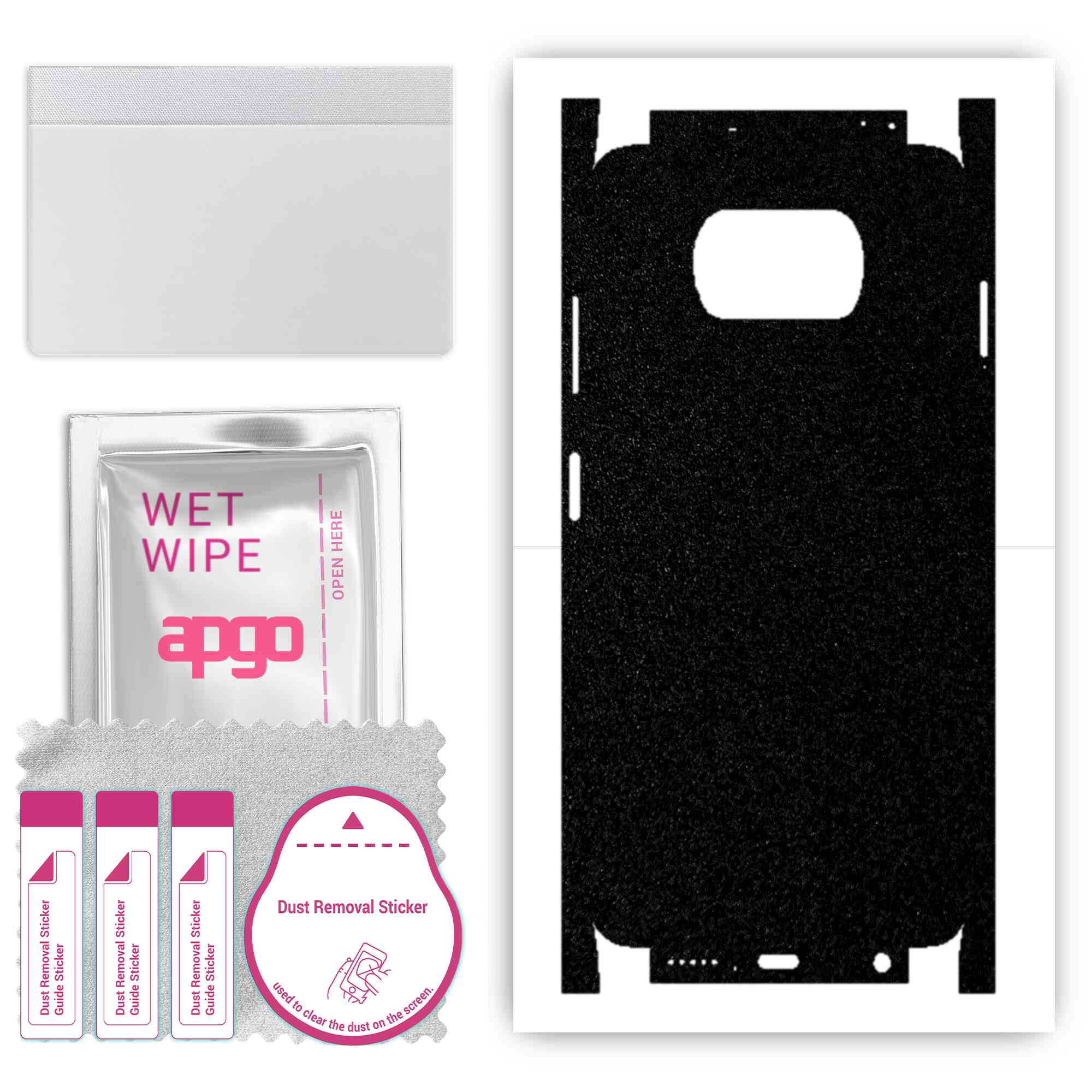 Apgo Protective Skin Sticker for the back+sides compatible with Xiaomi Poco X3 NFC, Full Wrap Film, Foil, Vinyl - Pattern Matte Black
Apgo Protective Skin Sticker for the back+sides compatible with Xiaomi Poco X3 NFC, Full Wrap Film, Foil, Vinyl - Pattern Matte Black