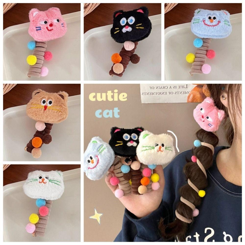 Plush Doll Telephone Wire Hair Rope Cartoon Braid Hair Tie Elegant Cat Ponytail Holder Party белый
Plush Doll Telephone Wire Hair Rope Cartoon Braid Hair Tie Elegant Cat Ponytail Holder Party белый