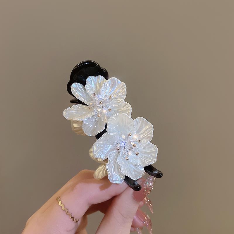 Заколка для волос в форме ракушки с цветком, винтажные элегантные женские изысканные модные милые заколки для хвоста, зажим для девочек с утиным клювом, ювелирные изделия, праздничные подарки, аксессуары для волос
Заколка для волос в форме ракушки с цветком, винтажные элегантные женские изысканные модные милые заколки для хвоста, зажим для девочек с утиным клювом, ювелирные изделия, праздничные подарки, аксессуары для волос