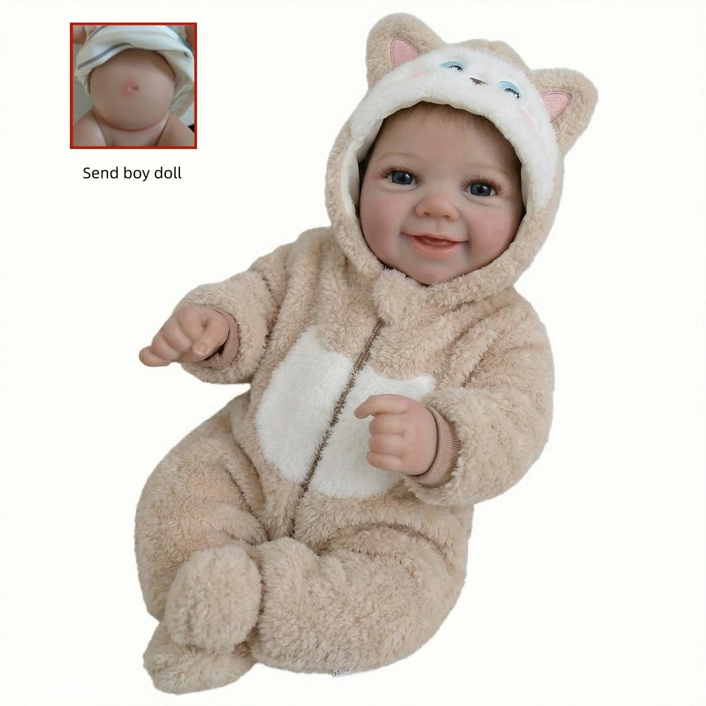 Lifelike 48cm Reborn Baby Doll Vivienne Cloth Body/full Vinyl Optional Rebirth Doll Handmade 3D Visibles Veins Simulation Doll for Children s Day Gift 48cm boy doll
Lifelike 48cm Reborn Baby Doll Vivienne Cloth Body/full Vinyl Optional Rebirth Doll Handmade 3D Visibles Veins Simulation Doll for Children s Day Gift 48cm boy doll