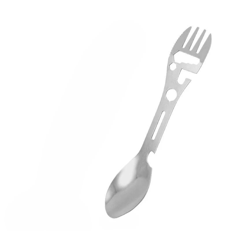 1PC EDC Multifunctional Spoon Spoon Key Chain Kitchen Knife Fork Wrench Bottle Opener Whistle Outdoor Camping Accessories
1PC EDC Multifunctional Spoon Spoon Key Chain Kitchen Knife Fork Wrench Bottle Opener Whistle Outdoor Camping Accessories