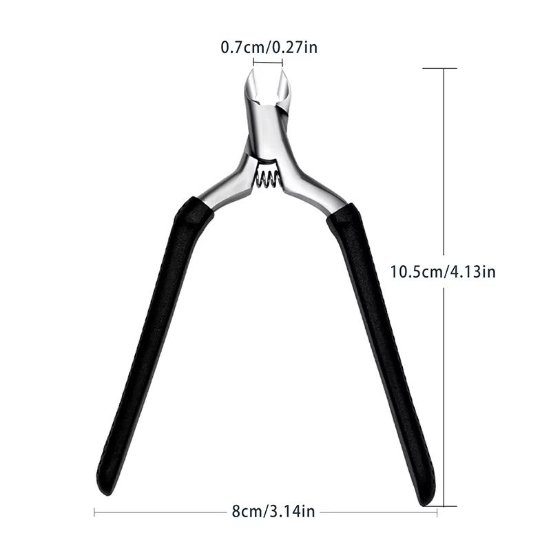 Professional Nail Cuticle Nipper Scissors Stainless Steel Manicure Clipper Dead Skin Remover Pedicure Eagle Beak Pliers Tools чорний
Professional Nail Cuticle Nipper Scissors Stainless Steel Manicure Clipper Dead Skin Remover Pedicure Eagle Beak Pliers Tools чорний
