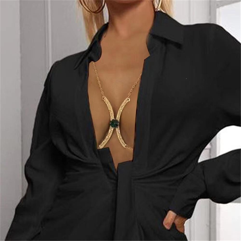 2023 Retro Green Rhinestone Halter Neck Body Chain with Geometric Inlaid Diamonds for Women серебряный
2023 Retro Green Rhinestone Halter Neck Body Chain with Geometric Inlaid Diamonds for Women серебряный