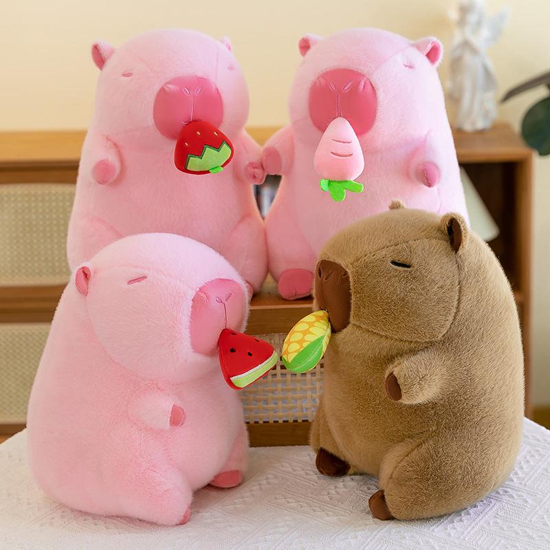 Kara Watermelon Strawberry Capybara Plush Toy - Cute and Unique Capybara Pillow Doll 30cm 0.3kg
Kara Watermelon Strawberry Capybara Plush Toy - Cute and Unique Capybara Pillow Doll 30cm 0.3kg