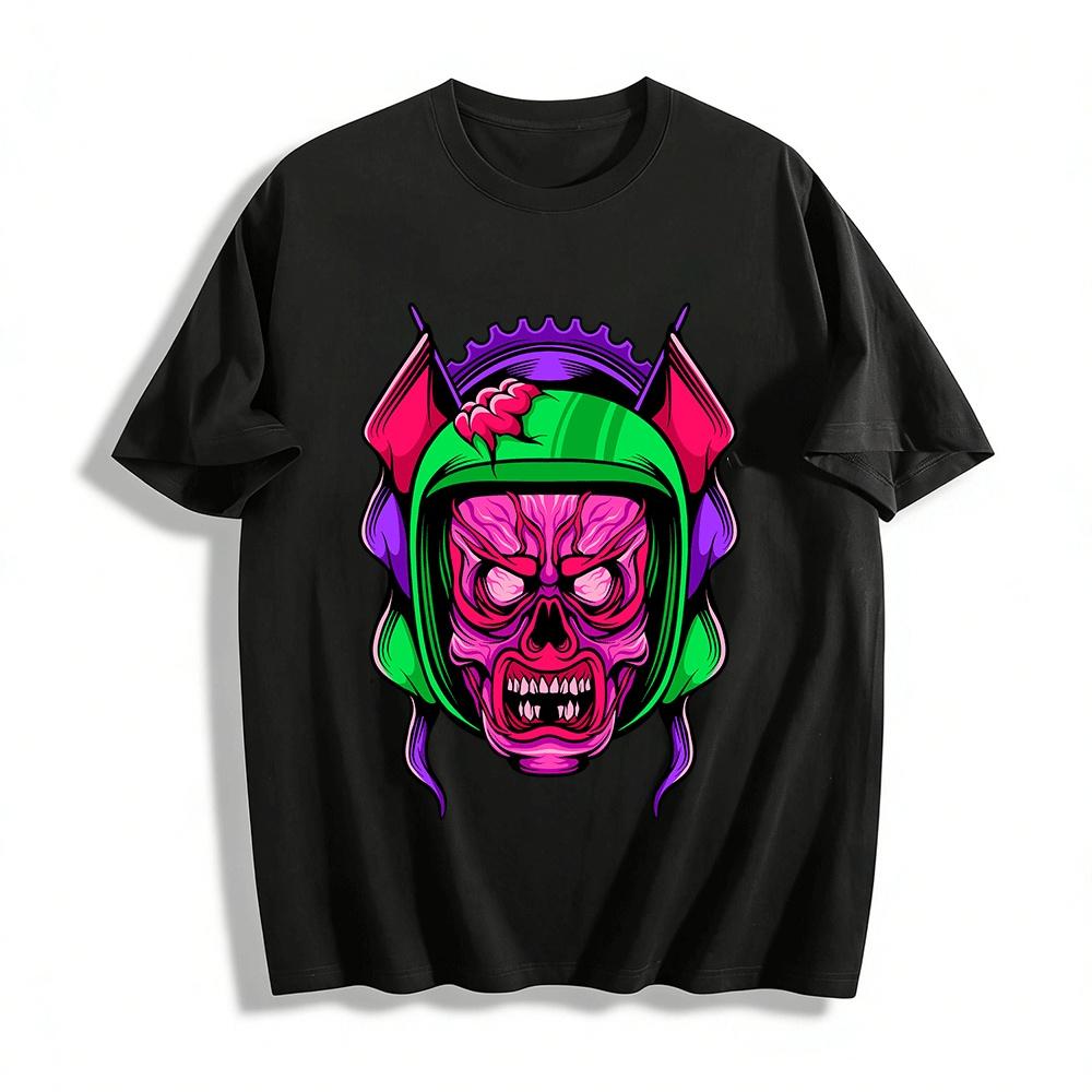Dark Zombie Biker Graphic Cool Street Style Men s Casual Tee Pure cotton T-shirt 6XL
Dark Zombie Biker Graphic Cool Street Style Men s Casual Tee Pure cotton T-shirt 6XL