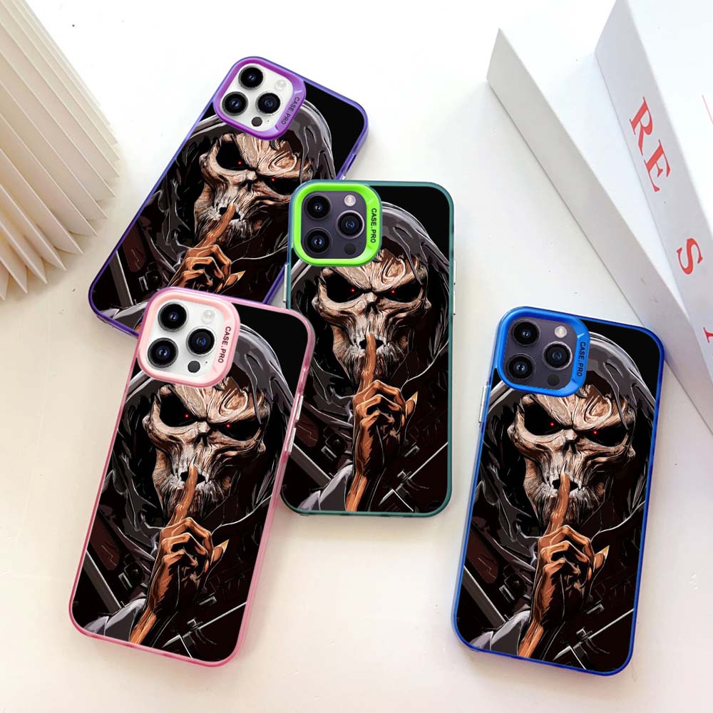 N13 Grim Reaper череп скелет мягкий чехол для телефона с каймой для Apple iPhone 15 14 13 Pro Max 11 12 XR XS Max 7 8 Plus твердая задняя крышка
N13 Grim Reaper череп скелет мягкий чехол для телефона с каймой для Apple iPhone 15 14 13 Pro Max 11 12 XR XS Max 7 8 Plus твердая задняя крышка