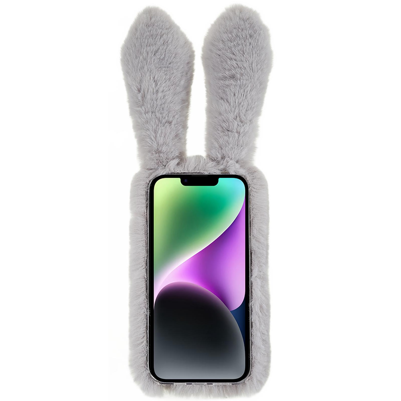 For iPhone 14 Cute 3D Bunny Ears Furry Winter Warm Case Collision Resistant TPU Protective Phone Cover with Glitter Rhinestone Bowknot Pink
For iPhone 14 Cute 3D Bunny Ears Furry Winter Warm Case Collision Resistant TPU Protective Phone Cover with Glitter Rhinestone Bowknot Pink