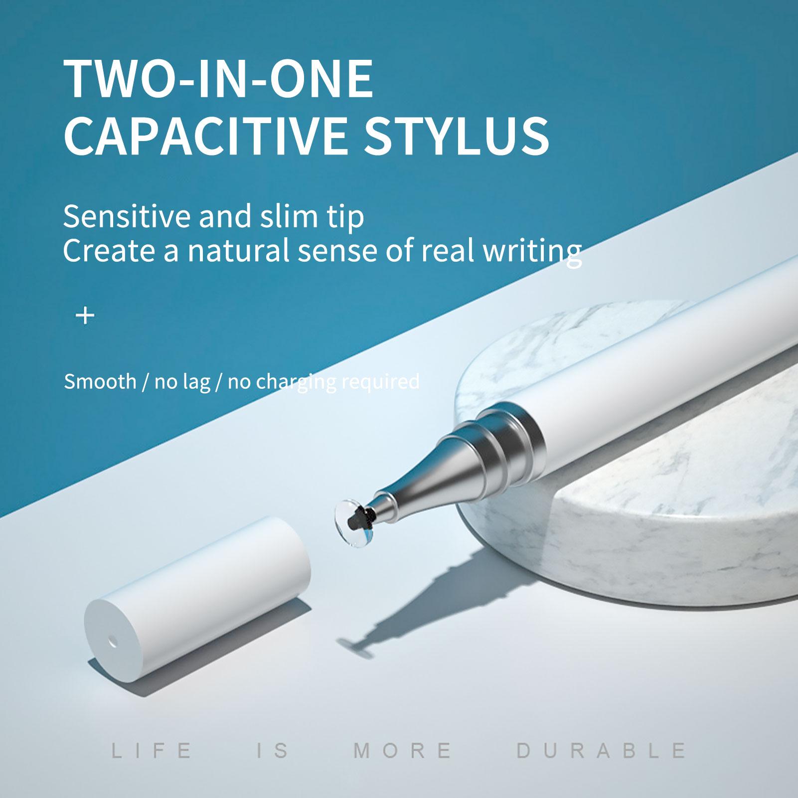 2-in-1 Screen Stylus Capacitive Pen High Sensitivity Stylus Pencil Capacitive Screen Pencil Compatible with Android,IOS Rose Gold
2-in-1 Screen Stylus Capacitive Pen High Sensitivity Stylus Pencil Capacitive Screen Pencil Compatible with Android,IOS Rose Gold