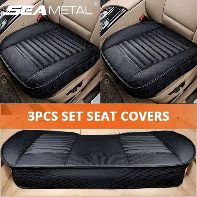 Leather Car Seat Cover Interior Auto Seats Cover Cushion Four Seasons Protector Mat Universal Seat-Cover Carpet Auto Accessories
Leather Car Seat Cover Interior Auto Seats Cover Cushion Four Seasons Protector Mat Universal Seat-Cover Carpet Auto Accessories