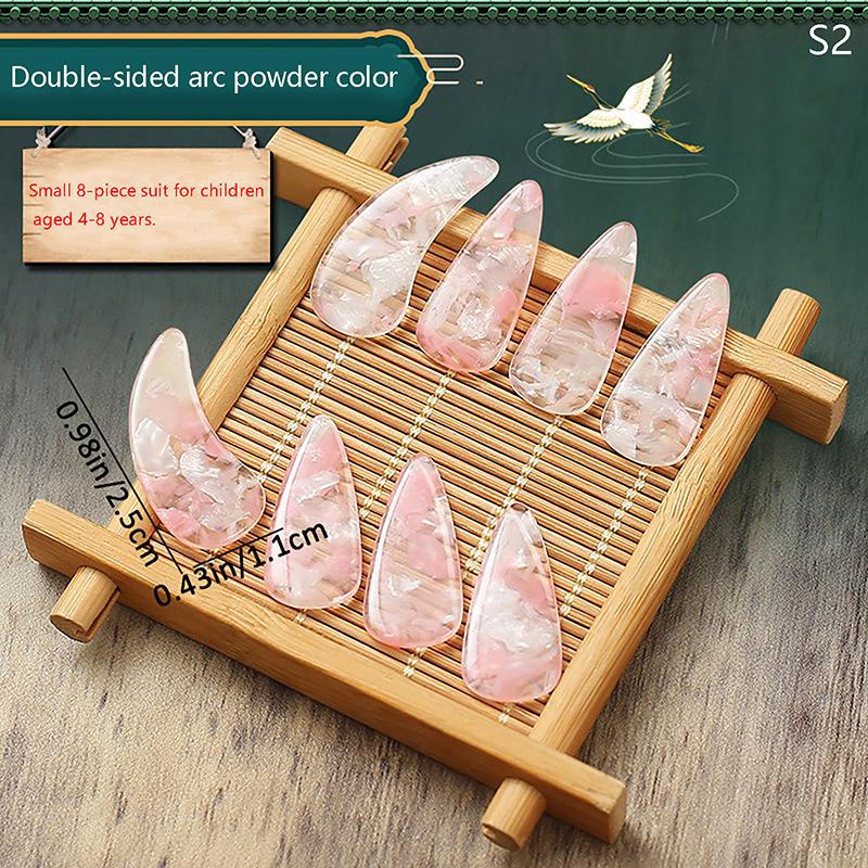 8Pcs Guzheng Finger Picks Musical Instrument Thumb Pick Set Guzheng Nail Covers Picks String Instrument Accessories S2
8Pcs Guzheng Finger Picks Musical Instrument Thumb Pick Set Guzheng Nail Covers Picks String Instrument Accessories S2