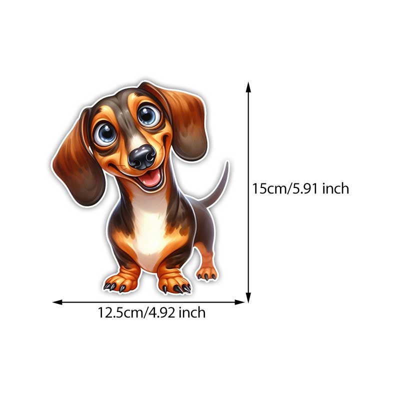 Funny Dachshund Pet Dog Animal Cartoon Car Sticker Waterproof Styling Automobiles Motorcycle Exterior Accessories Vinyl Decals Y19 A-15cm Longest Side
Funny Dachshund Pet Dog Animal Cartoon Car Sticker Waterproof Styling Automobiles Motorcycle Exterior Accessories Vinyl Decals Y19 A-15cm Longest Side