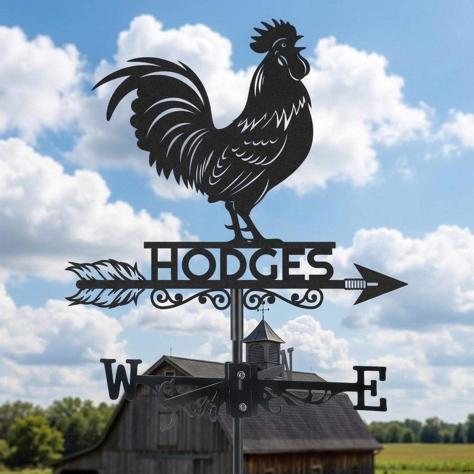 Vane Animal Wind Easy to Install Decor Supplies Simple Weathercock Decoration for Yard Rooster
Vane Animal Wind Easy to Install Decor Supplies Simple Weathercock Decoration for Yard Rooster