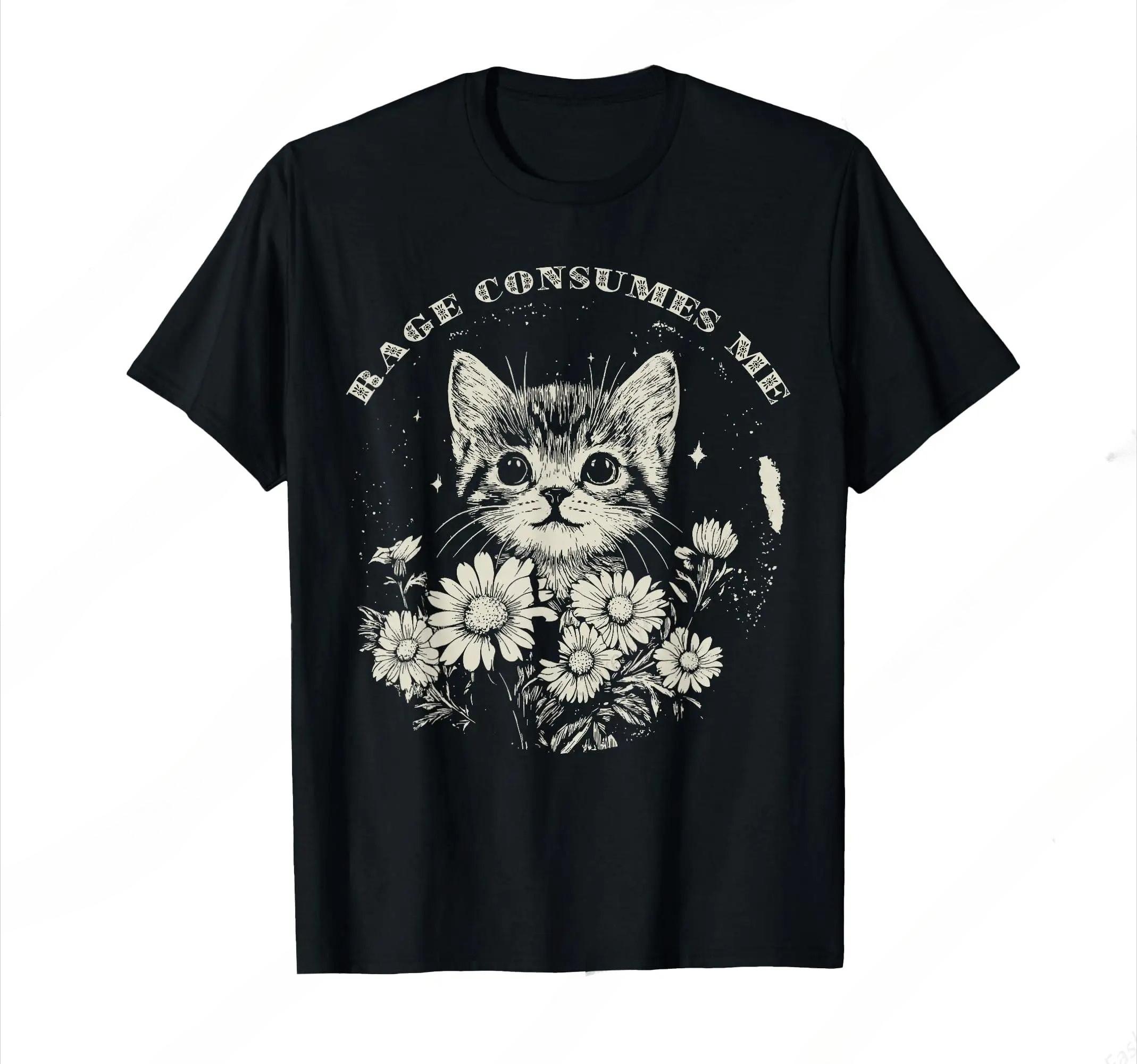 2026 Cute Cat Tshirt Rage Calls Me Funny Sarcastic Kitten Flower Unisex Women Clothing Fashion Graphic T Shirts Summer Streetwear 4XL
2026 Cute Cat Tshirt Rage Calls Me Funny Sarcastic Kitten Flower Unisex Women Clothing Fashion Graphic T Shirts Summer Streetwear 4XL